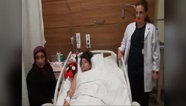 4'üncü kattan düşen Afgan kız, hayati tehlikeyi atlattı