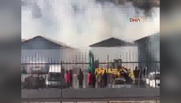 Çırçır fabrikasında korkutan yangın