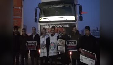 Yüksekova'dan Halep'e yardım eli