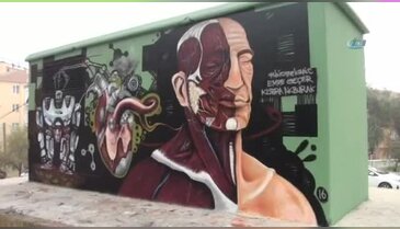 Trafolar sanat eserine dönüştü