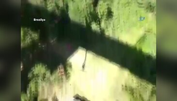 Brezilya'da 'bungee jumping' faciası
