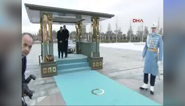 Cumhurbaşkanı Erdoğan, Arnavutluk Cumhurbaşkanı Nişani'yi resmi törenle karşıladı