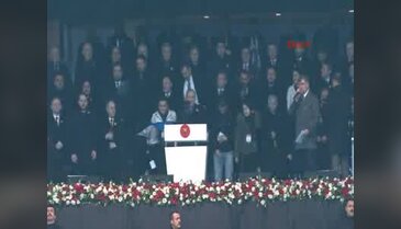 Erdoğan dayanışma maçı öncesinde konuştu