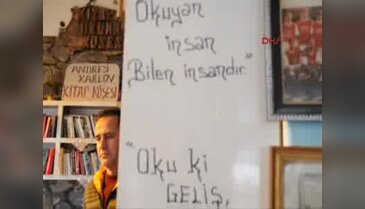 Rus Büyükelçinin adı Söke'de kitap köşesine verildi