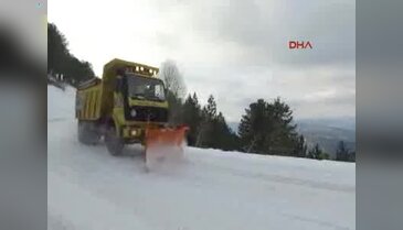 Muğla'da kar yağışı