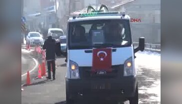 Şehit Astsubay, Kars'ta gözyaşlarıyla uğurladı