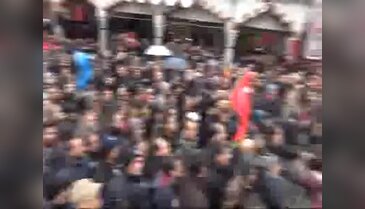 Bursa'da dev Türk bayraklarıyla yürüdüler