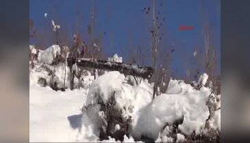 Bitlis'te karda köylüleri elektriksiz bırakmamak için seferberlik