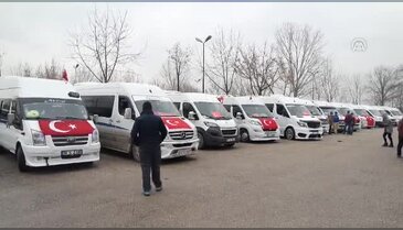 Bursa'da servis şoförlerinden terör protestosu