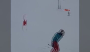 Bitlis'te 'Alp Disiplini İl Birinciliği' kayak yarışması düzenlendi