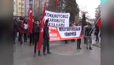 Eskişehir'de 'Milli seferberlik' yürüyüşü