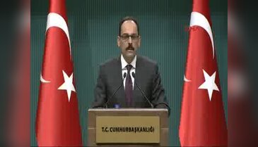 Cumhurbaşkanlığı Sözcüsü Kalın'dan El Bab açıklaması