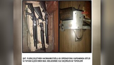 Bitlis Tatvan'da PKK'ya yönelik operasyon
