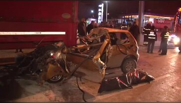 Bursa'da feci kaza: 1 ölü, 1 yaralı