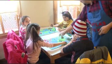 Bursalı çocukların  "kukla atölyesi" mutluluğu