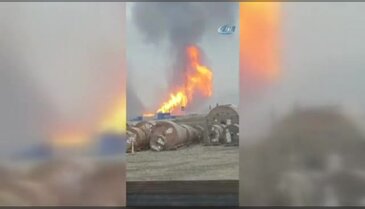 Bakü'de doğal gaz hattında patlama