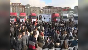 Bağcılar'dan 575 ton un 24 TIR ile Halep'e gönderildi