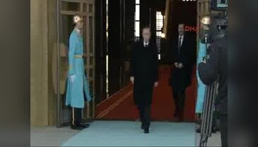 Cumhurbaşkanı Erdoğan, Gine Cumhurbaşkanı Alpha Conde'yi resmi törenle karşıladı