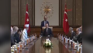 Cumhurbaşkanı Erdoğan, Din İşleri Yüksek Kurulu heyetiyle görüştü