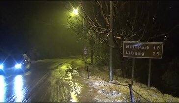 Bursa'da kar yağışı başladı
