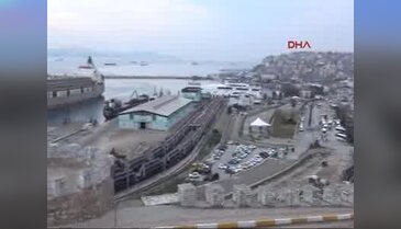 Gemiden kaçan Angus 2 saate yakalandı