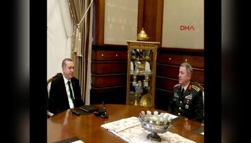 Cumhurbaşkanı Erdoğan, Genelkurmay Başkanı Akar'ı kabul etti