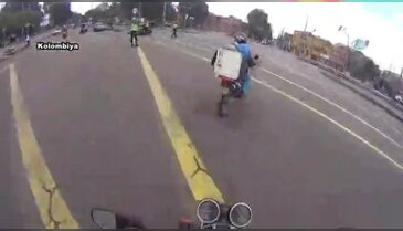 Işık ihlali zincirleme motosiklet kazasına yol açtı
