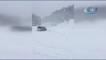 Bursa Uludağ'da tipide vatandaşlar mahsur kaldı