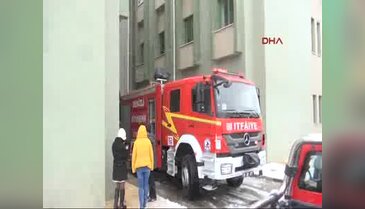 Hastanede korkutan yangın