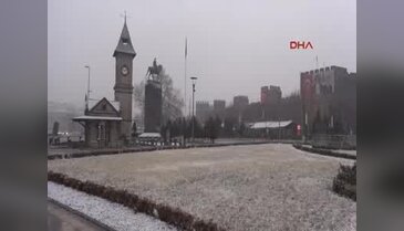 Kayseri'de etkili kar yağışı başladı