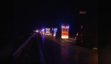 Almanya'da katliam gibi kaza: 6 ölü, 13 ağır yaralı