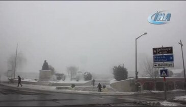 Edirne'de sisten göz gözü görmüyor