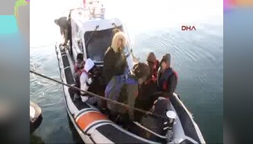 Ayvacık'ta 44 mülteci yakalandı