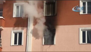 Yozgat'ta bir binada çıkan yangın paniğe neden oldu