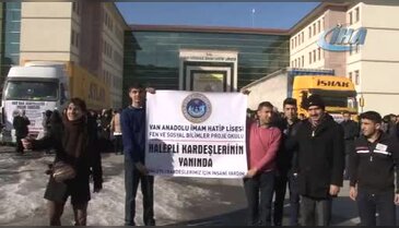 İmam Hatipli öğrenciler harçlıklarını Halep'e gönderdi