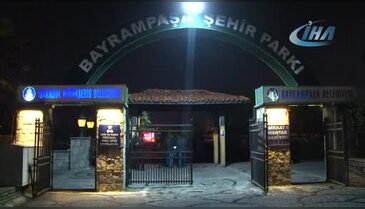 Teröristin fotoğrafı parklara asıldı