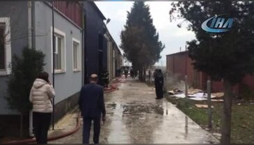 Kahramanmaraş'ta fabrika yangını