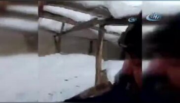 Kar yiyip ateş yakarak hayatta kaldılar