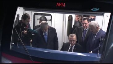 İlk sürüşü Cumhurbaşkanı Erdoğan yaptı