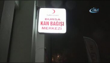 Bursalı dağcılardan  kan bağışı etkinliği