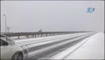 İstanbul Silivri'de tipi etkili oldu