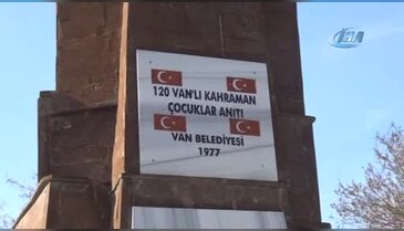 Vanlı 120 kahraman çocuk unutulmadı