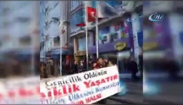 Artvin Hopa'da izinsiz gösteriye polis müdahale etti