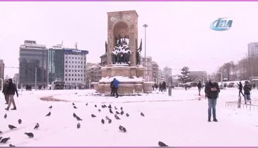 İstanbul Taksim'de kartpostallık görüntüler