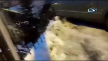 Aşırı buzlanma kazaları beraberinde getirdi