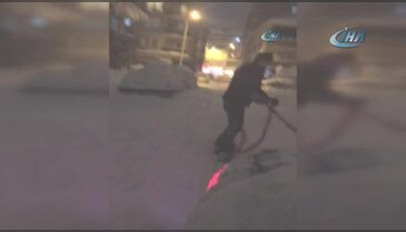 Mahallede snowboard keyfi