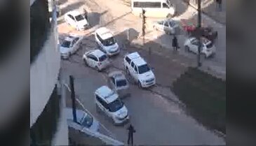 Gaziantep Emniyet Müdürlüğü çevresindeki binalarda ve otoparklarda arama