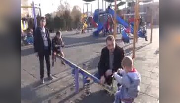 Nizip'te, güneşli hava keyfi