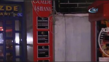 Konya'da baraka yangını