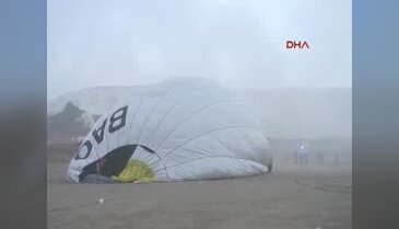 Pamukkale'de bu yıl tekrar yapılması amaçlanan balon seferine sis engeli